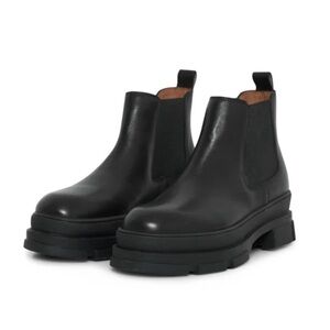 ICHI Women’s Jemma Leather Chelsea Ankle Boot